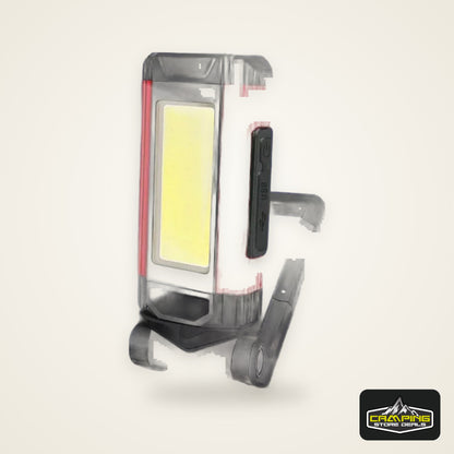 1/2/4PCS Magnetic COB Work Light USB Rechargeable LED Flashlight Portable Lantern Camping Light Type-C Power Bank Function Lamp
