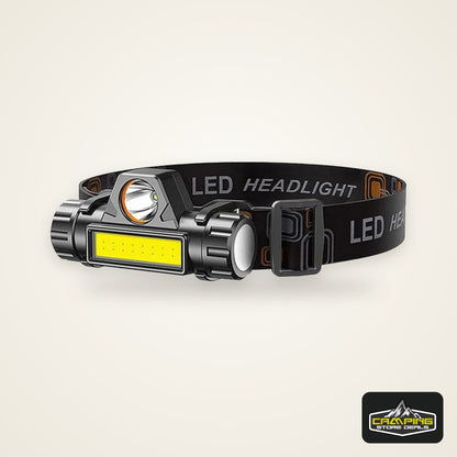 1-5PCS Rechargeable COB LED Headlamp Strong Magnetic Powerful Headlight Super Bright Waterproof Head Torch For Outdoor Fishing