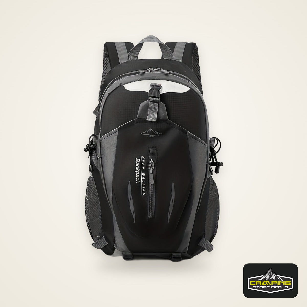 1 Breathable Nylon Large Capacity Lightweight Mountaineering Bag, Hiking Bag, Travel Bag, Outdoor Camping Bag, Computer Bag