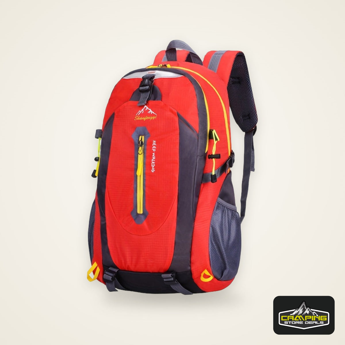 1 Breathable Nylon Large Capacity Lightweight Mountaineering Bag, Hiking Bag, Travel Bag, Outdoor Camping Bag, Computer Bag