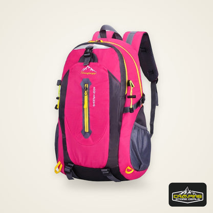 1 Breathable Nylon Large Capacity Lightweight Mountaineering Bag, Hiking Bag, Travel Bag, Outdoor Camping Bag, Computer Bag