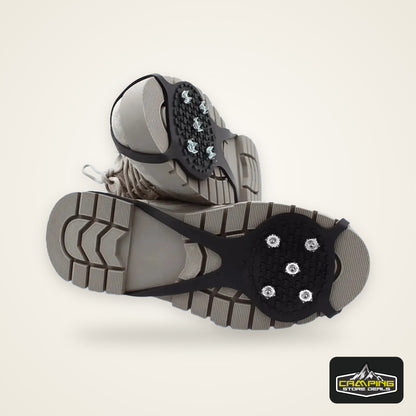 1 Pair 5 Studs Anti-Skid Ice Snow Camping Walking Shoes Winter Safety Boots Universal Professional Climbing Crampons