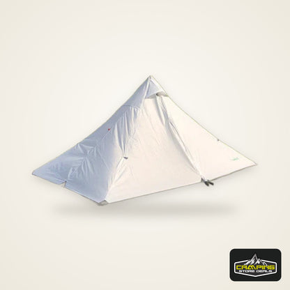 1 Person Hiking Camping Tent Ultralight Rodless Pyramid Tent 4 Season Backpack Tent Outdoor Waterproof Awnings Sun Shlelter Tent