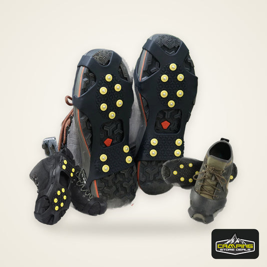 10/5 Teeth Shoes Ice Cleats Climbing Crampons Anti-Slip Winter Ice Claws Unisex Mountaineering Cleats Walking Hiking Accessories