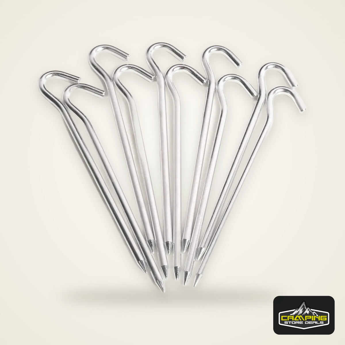 10 Pieces/Lot Aluminum Alloy Tent Pegs 18cm Camping Garden Canopy Stakes Pegs Outdoor Nails Tent Accessories