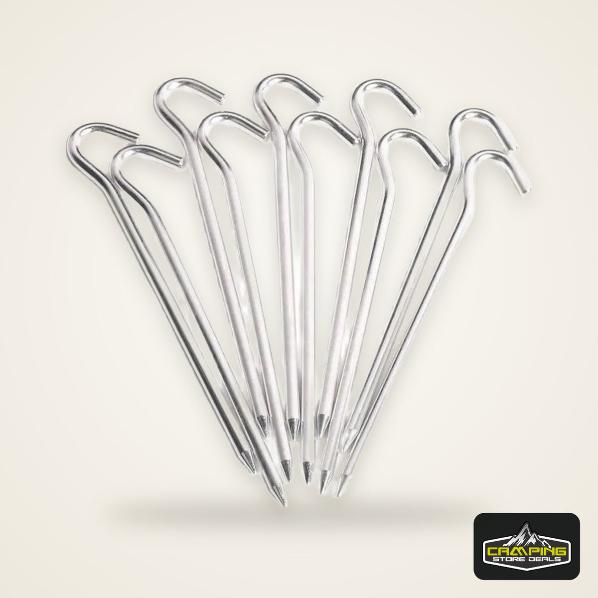 10 Pieces/Lot Aluminum Alloy Tent Pegs 18cm Camping Garden Canopy Stakes Pegs Outdoor Nails Tent Accessories