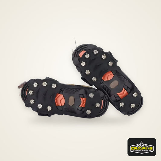 10 Teeth Crampons Outdoor Hiking Climbing Snow And Ice Gripper Anti-slip Covers for Winter Shoes Spikes Snow Shoe Accessories