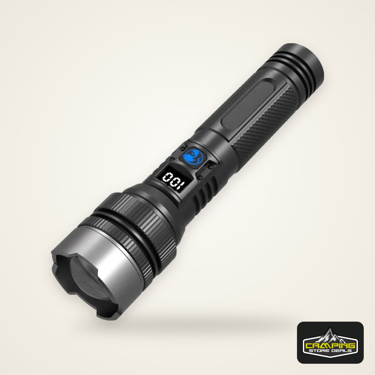 100000LM Super Bright Flashlight Rechargeable LED Torch Long Range Tactical Lamp for Outdoor Waterproof Camping Fishing Lantern