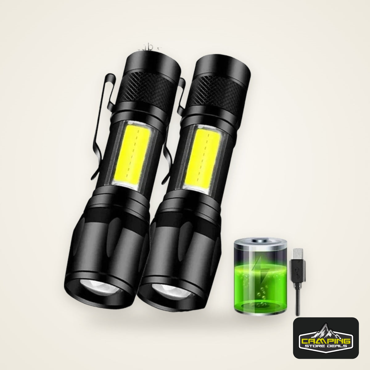100000LM Super Bright Flashlight Rechargeable LED Torch Long Range Tactical Lamp for Outdoor Waterproof Camping Fishing Lantern