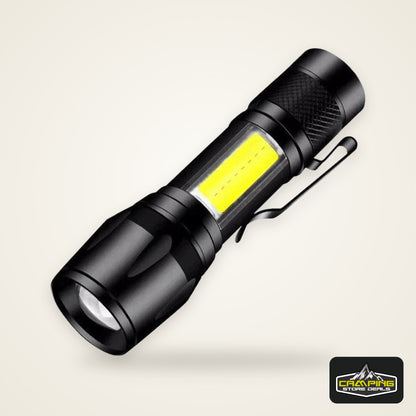 100000LM Super Bright Flashlight Rechargeable LED Torch Long Range Tactical Lamp for Outdoor Waterproof Camping Fishing Lantern