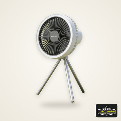 10000mAh 4000mAh Camping Fan Rechargeable Desktop Portable Circulator Wireless Ceiling Electric Fan with Power Bank LED Lighting