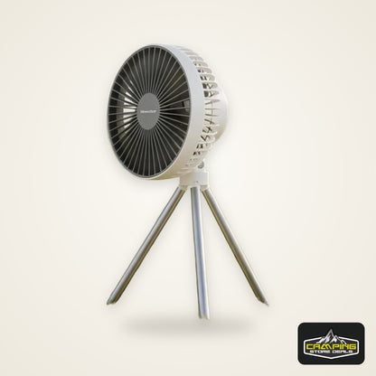 10000mAh 4000mAh Camping Fan Rechargeable Desktop Portable Circulator Wireless Ceiling Electric Fan with Power Bank LED Lighting