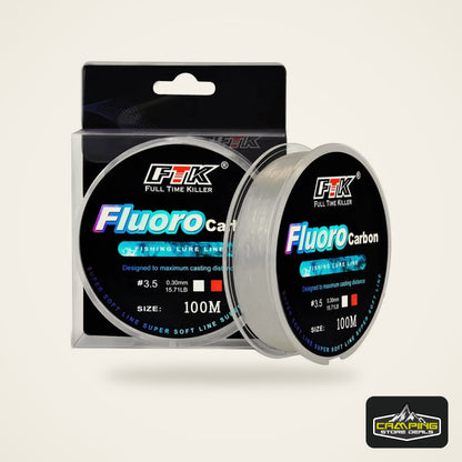 FTK Fluorocarbon Fly Fishing Line 100m