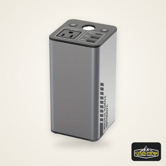 100W Portable Power Station with AC Outlet, 24000mAh/88.8Wh High-Capacity Battery, 110V/220V Dual Voltage, Compact & Lightweight Design for Camping, Home, Office, and Outdoor Use, Portable Charger