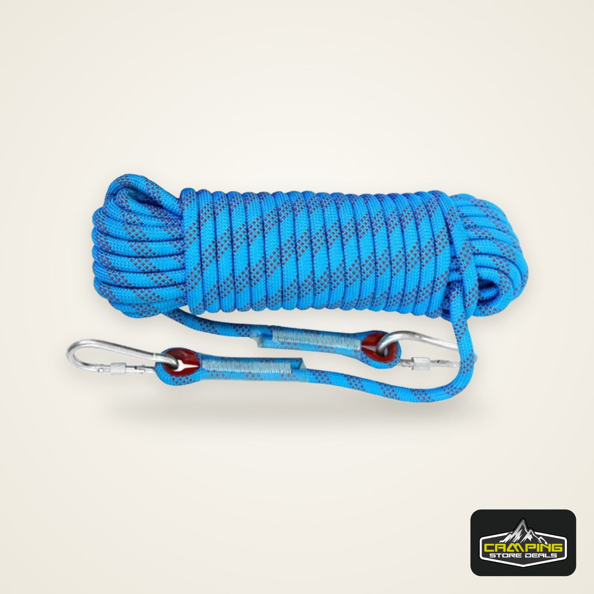 10mm Outdoor Rock Climbing Rope 10M Static Rapelling Rope for Fire Rescue Safety Escape Tree Climbing Durable for Outdoor Sports
