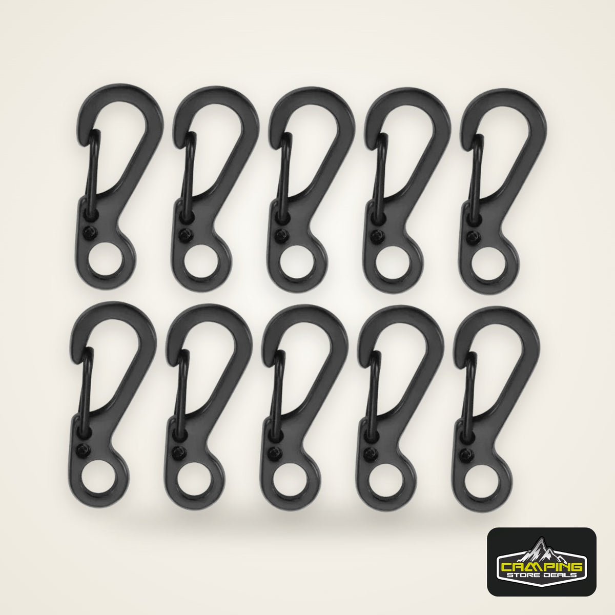 10Pcs/lot Mini Carabiner Paracord Tactical Gear Hooks Key Chain Camping EDC Survival Climbing SF Spring Backpack Clasps Keychain