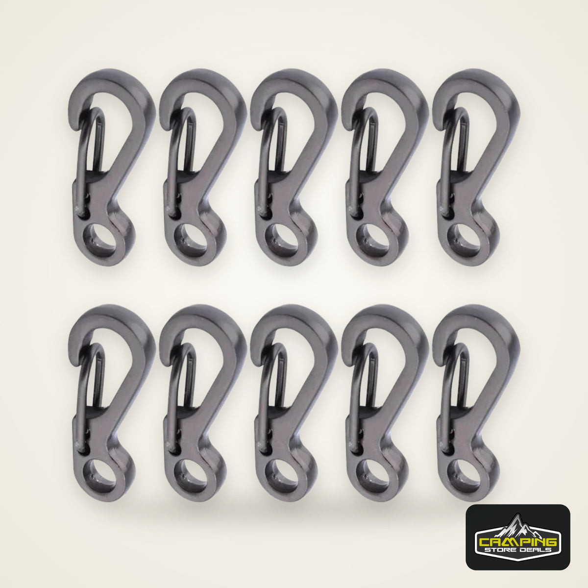 10Pcs/lot Mini Carabiner Paracord Tactical Gear Hooks Key Chain Camping EDC Survival Climbing SF Spring Backpack Clasps Keychain