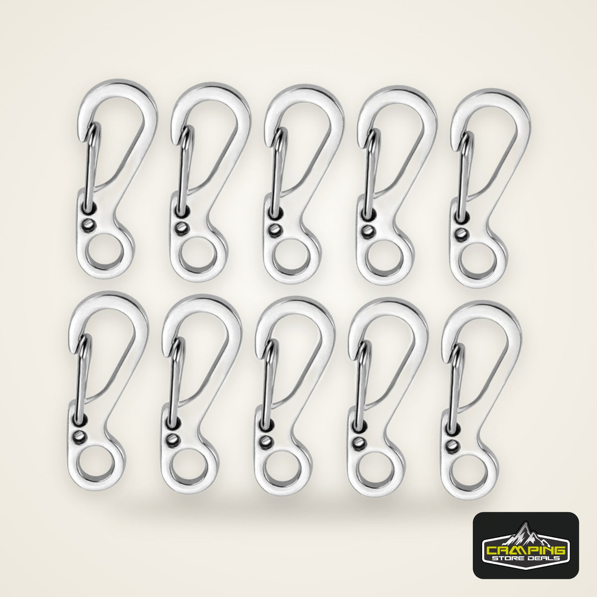 10Pcs/lot Mini Carabiner Paracord Tactical Gear Hooks Key Chain Camping EDC Survival Climbing SF Spring Backpack Clasps Keychain