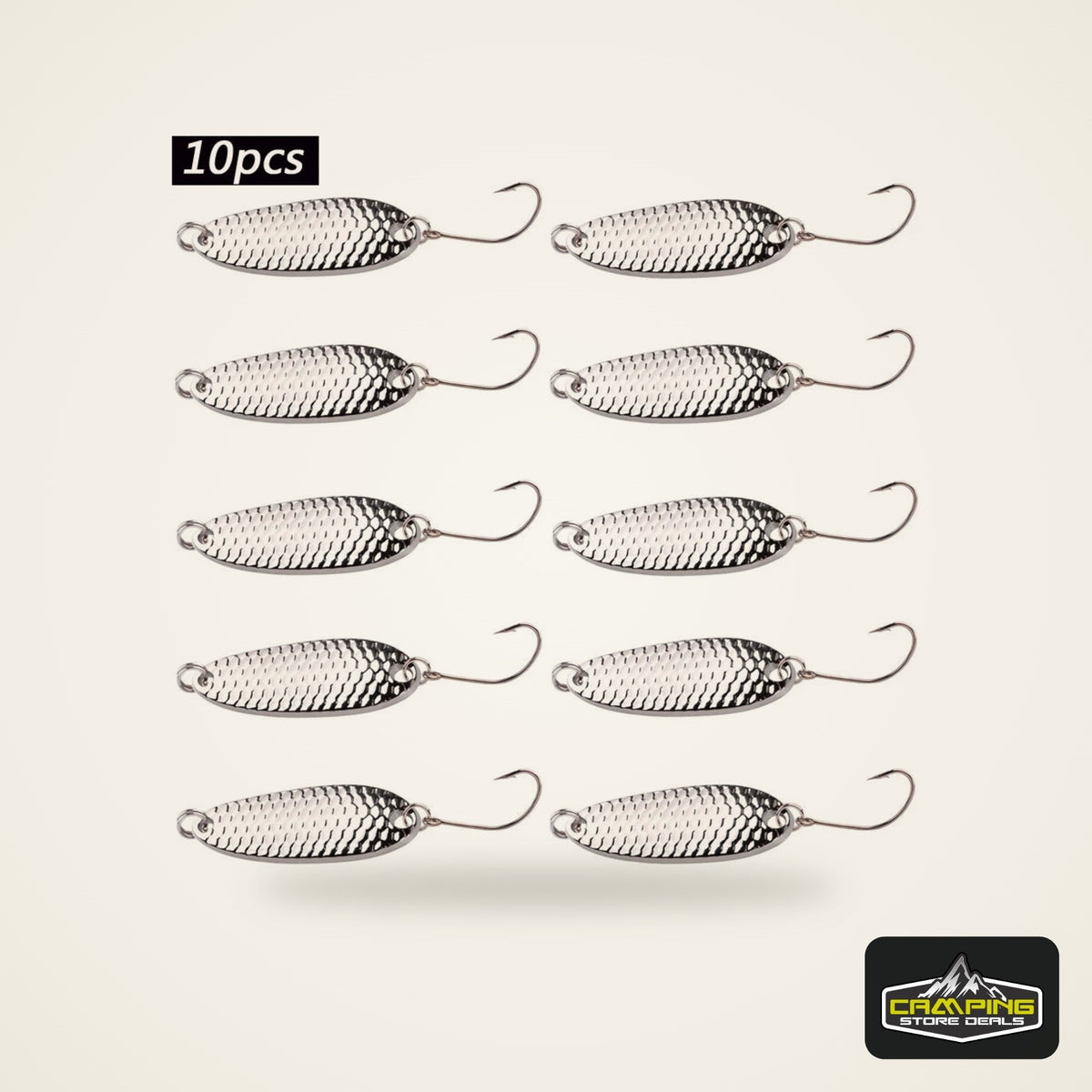 Trout Spoon and Spinner Lures (10 Pack)