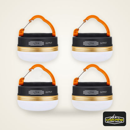 10W High Power Camping Lantern Tents Lamp 1200mah USB Rechargeable Portable Camping Lights Outdoor Hiking Night Hanging Lamp