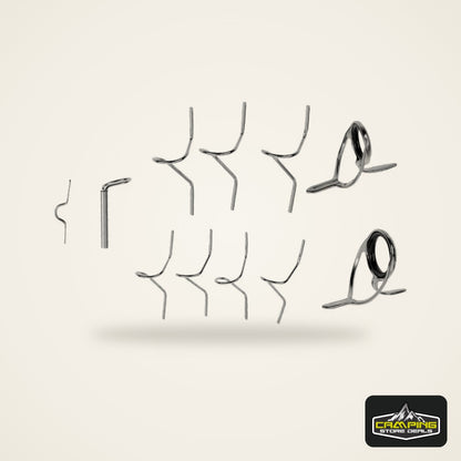 Fly Rod Guide Building Set for 9ft 4-6WT (11 Pieces)