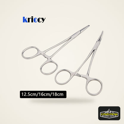 Locking Hemostat Fishing Forceps (12.5-18cm)