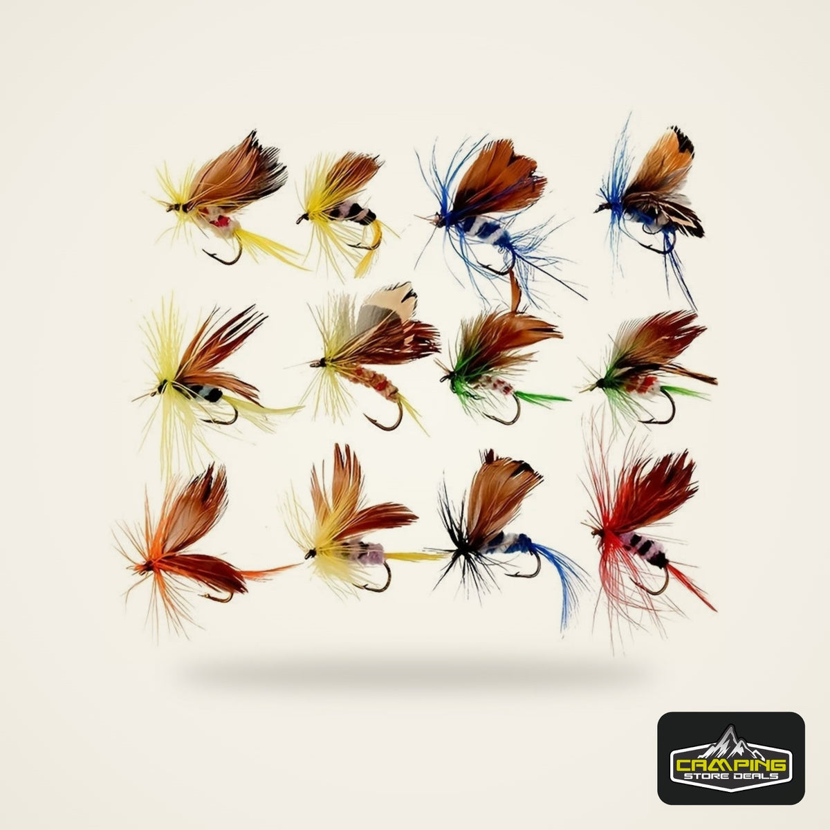 Handmade Fly Fishing Fly Kit (12 Pack)