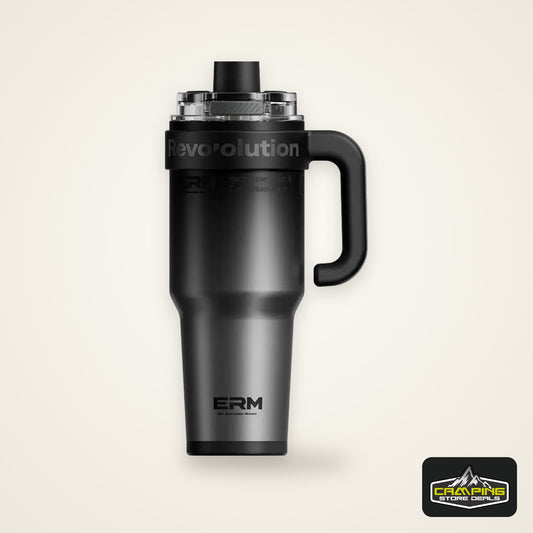 1200ML Extra Large Ceramic Tumbler Drinkware Stainless Steel Water Bottle Insulated Vacuum Flask Straw & Handle Leakproof