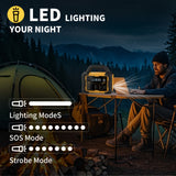 300W/294Wh Portable Power Station with Foldable Solar Panel (100W), 294Wh Solar Generator & 100W Solar Panel, Suitable for Family Emergency Outdoor Hunting Camping RV Trip