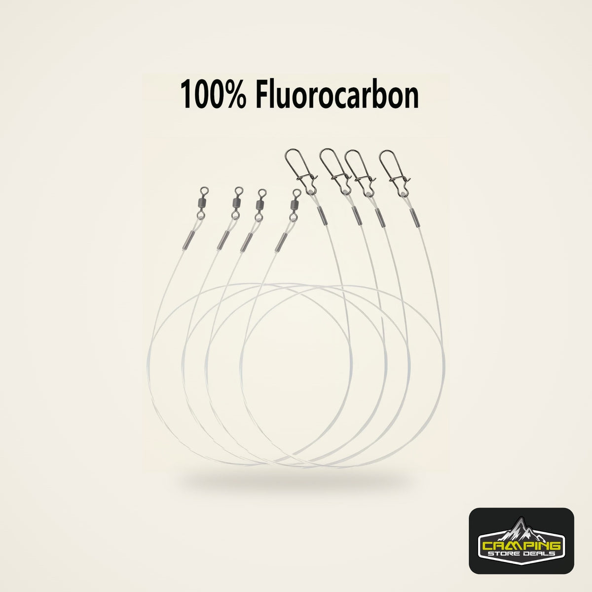 Fluorocarbon Leaders with Quick Lock (12 Pack)