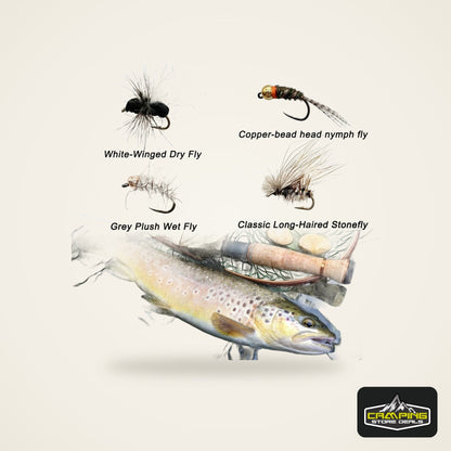12-Fly Assortment with Waterproof Box