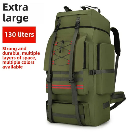 130L waterproof mountaineering backpack