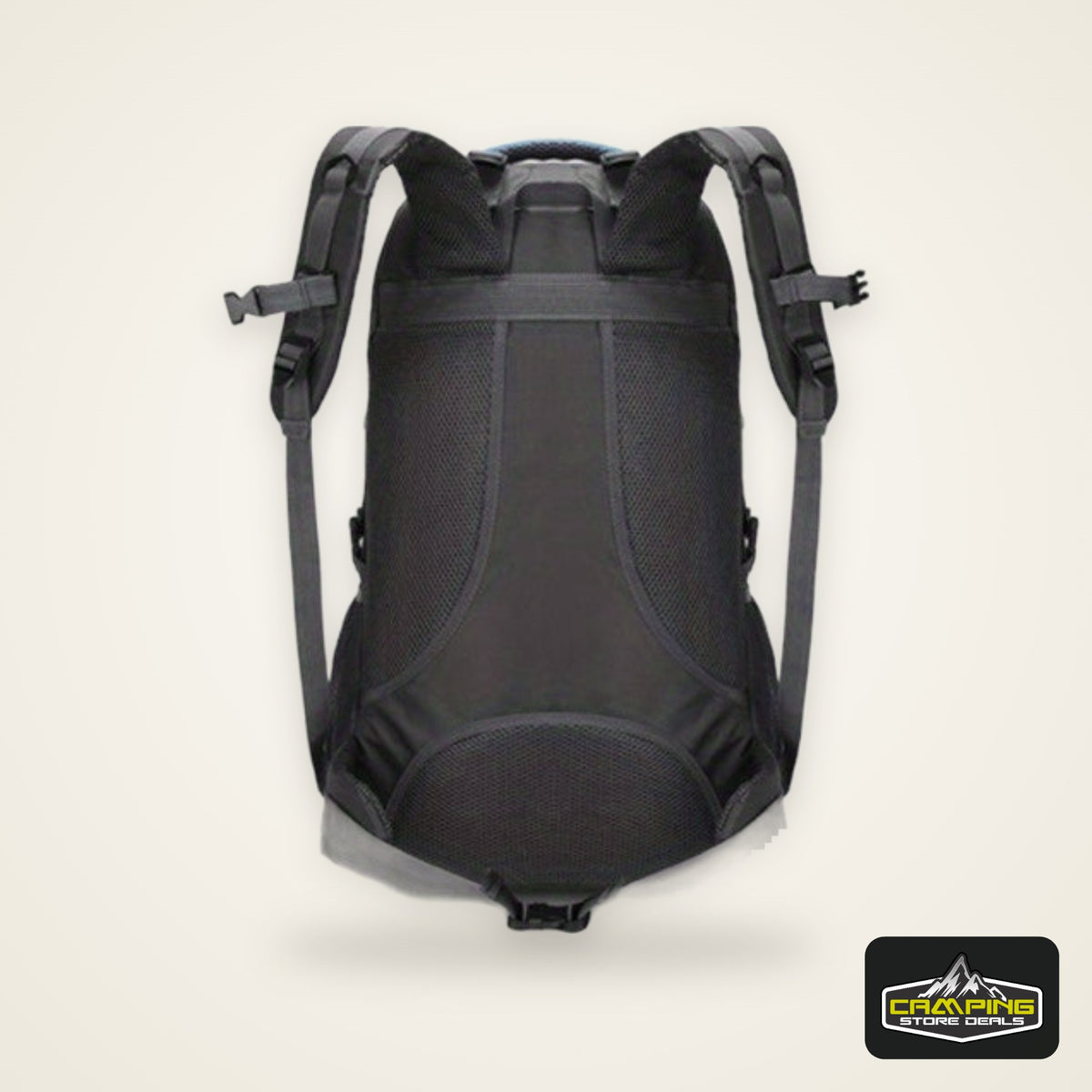 15.85gal Hiking Backpack – Durable Nylon Travel Bag with Shoe Compartment & Bottle Holder
