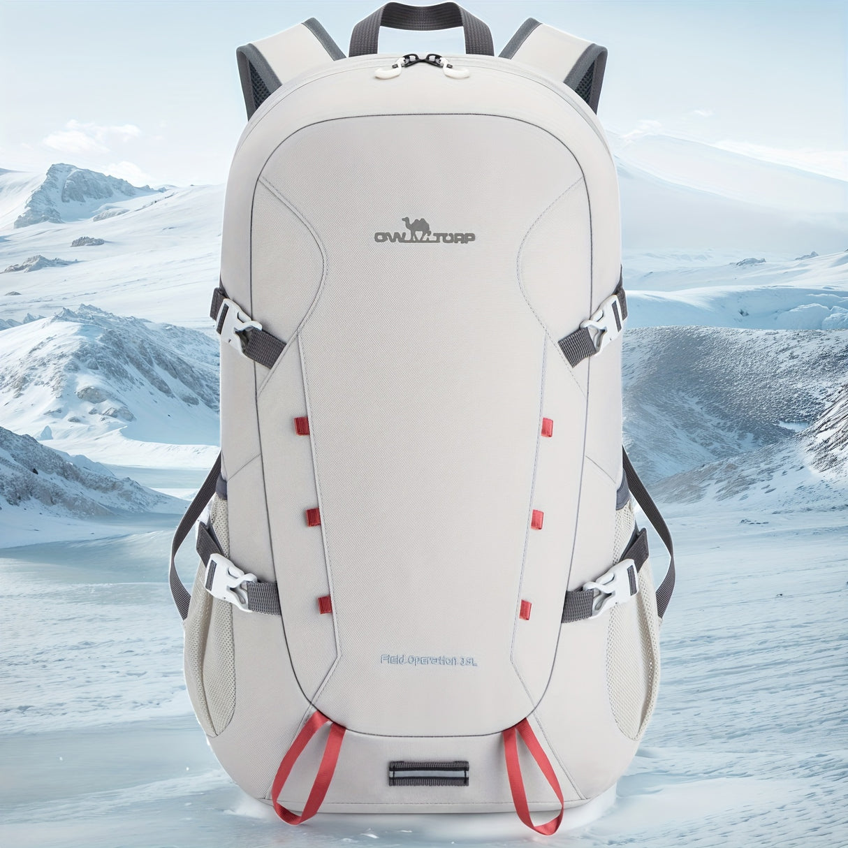 [Large Ovizytrax] Large Capacity Ovizytrax 50L Backpack | Adjustable Fit, Multi-Pocket Design for Hiking, Travel, and Sports, Durable Zippers