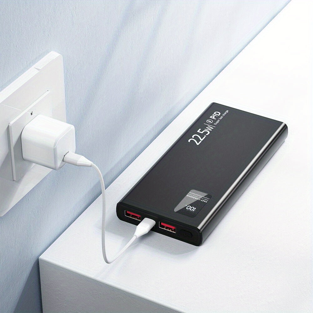 Portable Power Bank USB LCD External Battery Charger For Cell Phone