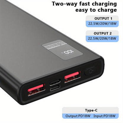 Portable Power Bank USB LCD External Battery Charger For Cell Phone