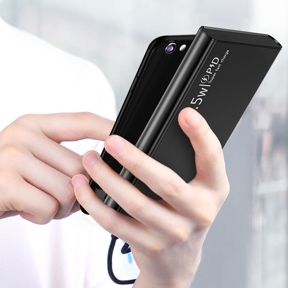 Portable Power Bank USB LCD External Battery Charger For Cell Phone