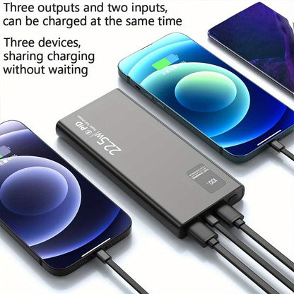 Portable Power Bank USB LCD External Battery Charger For Cell Phone