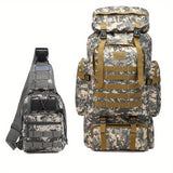 [Lightweight | Hiking] 80L Lightweight Hiking Backpack | Camping Backpack Packable Backpacking Daypack For Men Travel Climbing Outdoor Sports Tactical Backpack