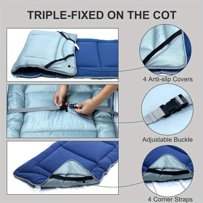 Extra-Large 75 x 30 in Insulated Camping Sleeping Pad