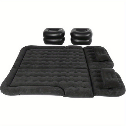 Thick Car Air Mattress – Inflatable Vehicle Travel Bed