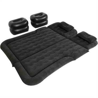 Thick Car Air Mattress – Inflatable Vehicle Travel Bed