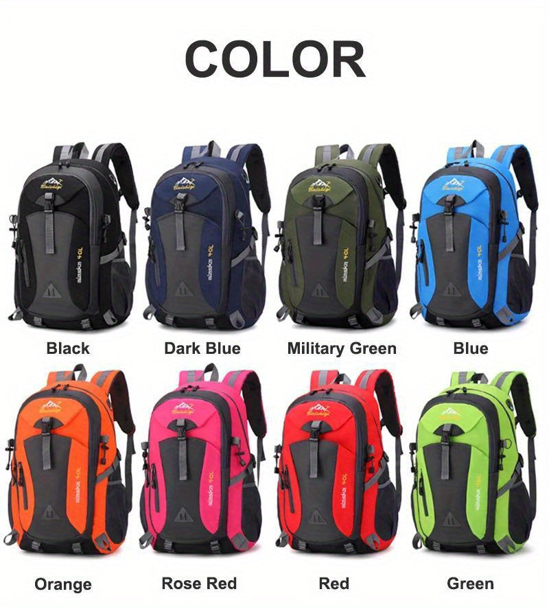 40L Men's Travel Backpack – Large-Capacity Outdoor Bag for Hiking, Camping & Mountaineering