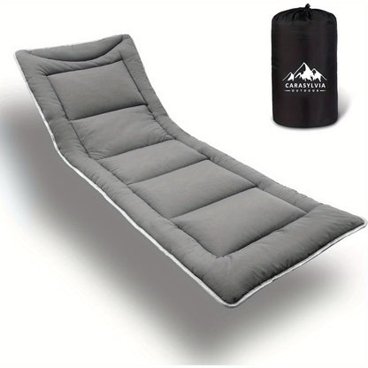 Cot Mattress for Camping - Extra Thick Camping Sleeping Pad for Outdoor, Soft Portable Cot Pad, Non-Slip Camping Mattress Pad (75''x30'') Camping Accessories