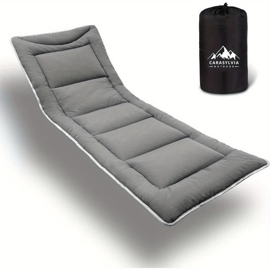 Cot Mattress for Camping - Extra Thick Camping Sleeping Pad for Outdoor, Soft Portable Cot Pad, Non-Slip Camping Mattress Pad (75''x30'') Camping Accessories