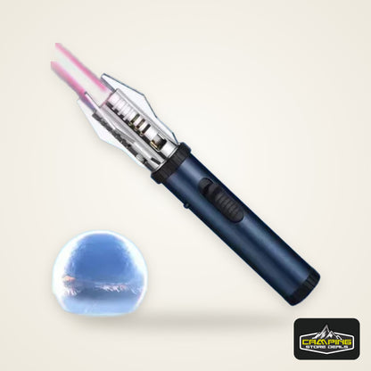 1800°High Temperature Spray Gun Butane Gas Lighter Metal Outdoor Windproof Blue Powerful Flame Torch Jet Lighter Welding Tool