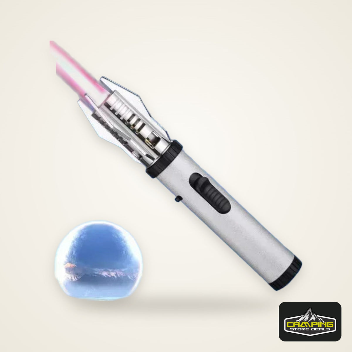 1800°High Temperature Spray Gun Butane Gas Lighter Metal Outdoor Windproof Blue Powerful Flame Torch Jet Lighter Welding Tool