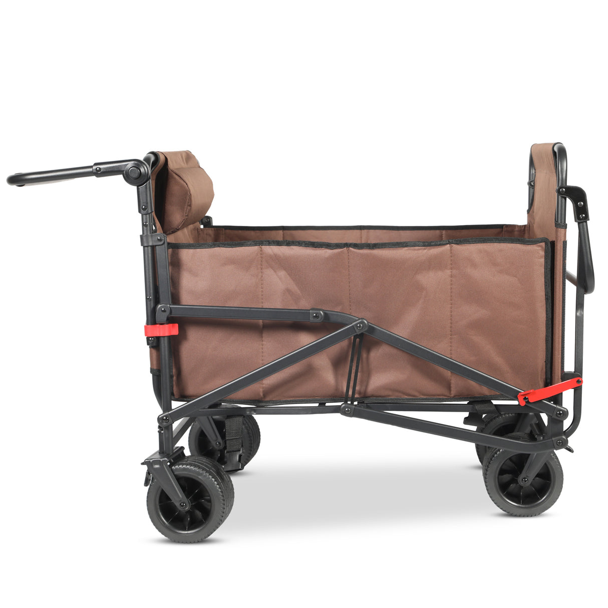 Collapsible Folding Wagon Cart, Convertible beach chair, Large Capacity Camping Wagon, Can hold up to 400 lbs, All Terrain Foldable Wagon, Heavy Duty Utility Wagon Cart For Grocery Outdoor Beach Gardening Shopping Fishing