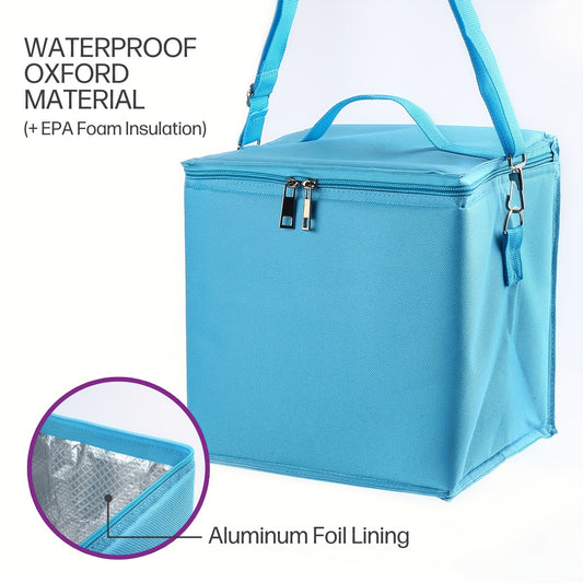 Reusable Insulated Grocery Shopping Bag, Food Delivery Bag, Cooler Bag, Reusable Camping Bag