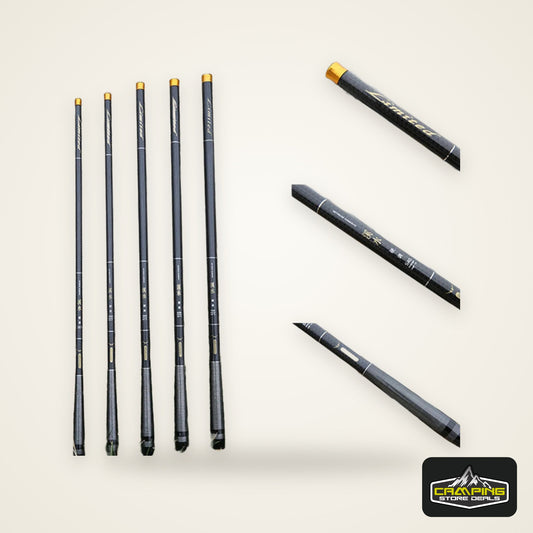1pc Super Light Hard Carbon Fiber Hand Fishing Pole Telescopic Fishing Rod 3.6M/4.5M/5.4M/6.3M/7.2M Stream Rod Fishing Rod